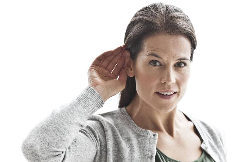 conductive hearing loss symptoms
