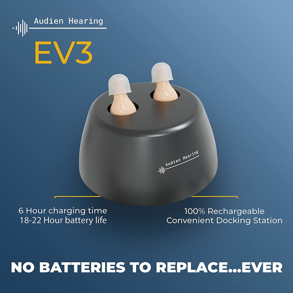Audien Hearing EV3 Rechargeable Hearing Amplifier